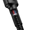Kabel Baseus CATKLF-H91 USB-C - USB-C PD QC 60W 3A 480Mb/s 2m - czarno-czerwony